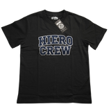 Hiero Crew Chenille Varsity Tee – 345gsm Heavyweight Cotton