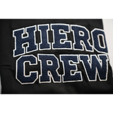 Hiero Crew Chenille Varsity Tee – 345gsm Heavyweight Cotton