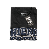 Hiero Crew Chenille Varsity Tee – 345gsm Heavyweight Cotton