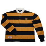 Hiero Crew Heavyweight Rugby Shirt – Blue & Gold