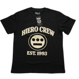 Hiero Crew Chenille & Puff Tee – 345gsm Premium Cotton