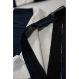 Hiero Crew Heavyweight Rugby Shirt - Blue & White