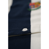 Hiero Crew Heavyweight Rugby Shirt - Blue & White