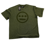 Hiero Washed-Out Print Forest Green Tee (Dry Clean Only)