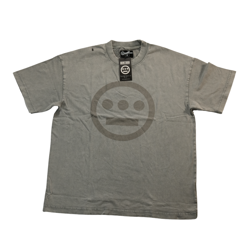 Hiero Washed-Out Heather Grey Tee