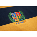 Hiero Crew Heavyweight Rugby Shirt – Blue & Gold