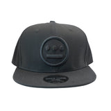 Hiero Logo Embroidery - Snapback - Black on Black