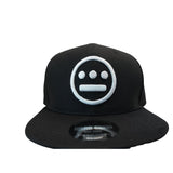 Hiero Logo Embroidery - Snapback - White on Black