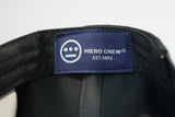Hiero Logo Embroidery - Snapback - Black on Black