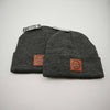 Hiero Leather Patch Beanie
