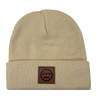 Hiero Leather Patch Beanie