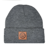 Hiero Leather Patch Beanie